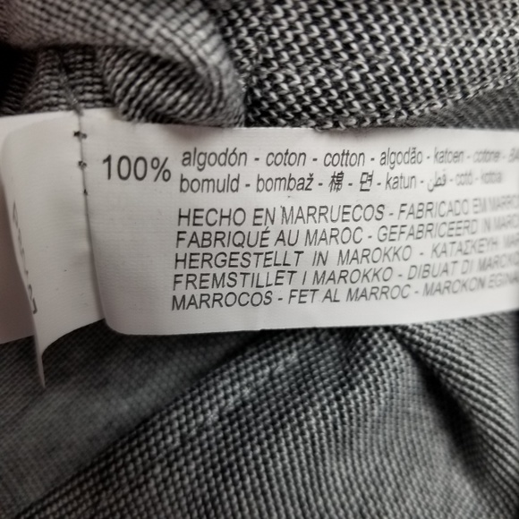 ZARA MAN Long Sleeve Dress Button Up Shirt Grey - Picture 3 of 5